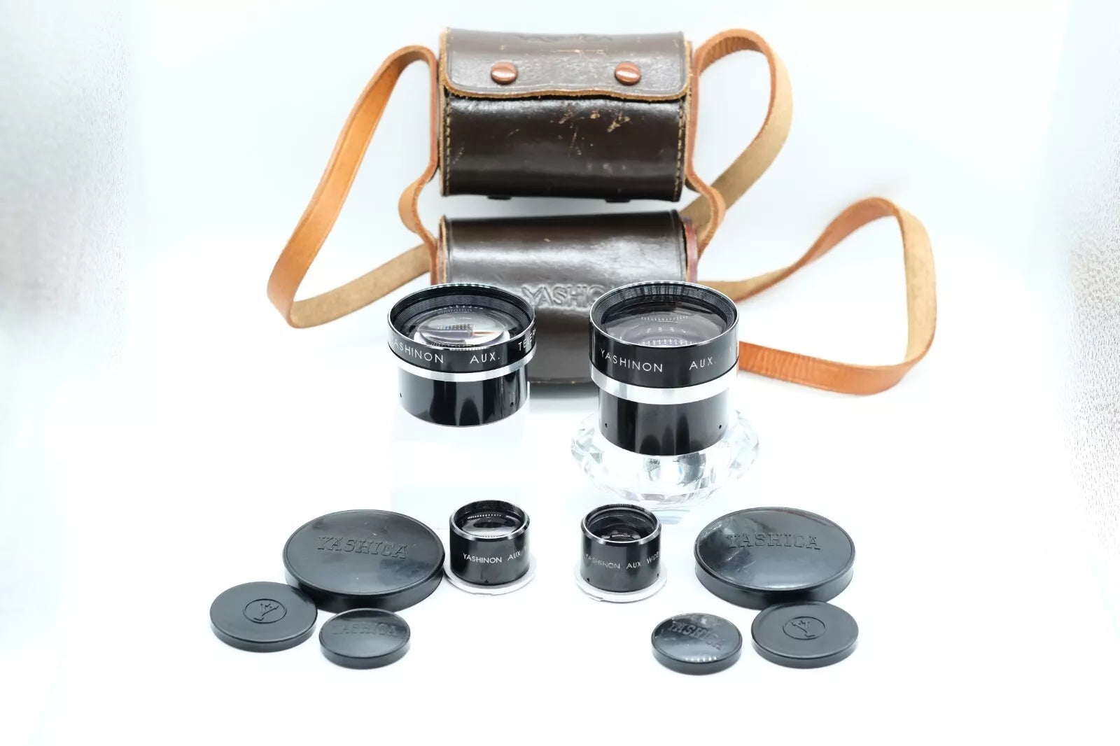 Yashica Mat124 Aux TelePhoto & WideAngle Lens with Finder/Viewfinder-Rollei Bay