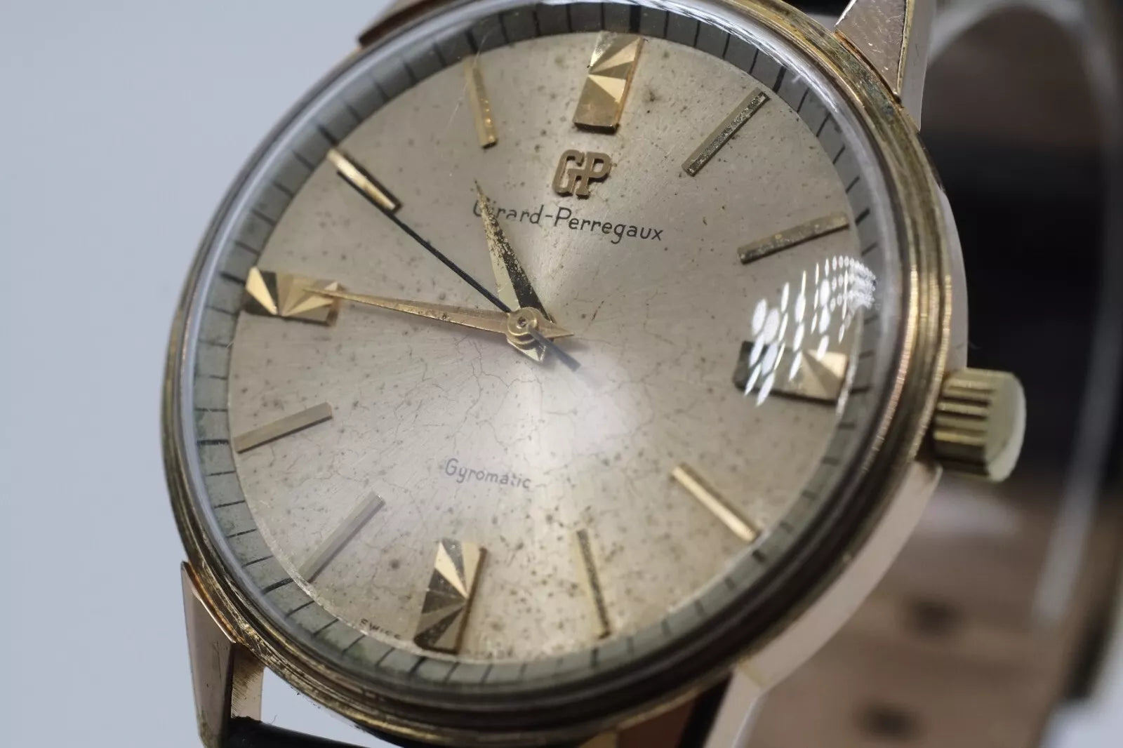 SERVICED Gents Girard Perregaux Gyromatic 39 Jewels * WARRANTY