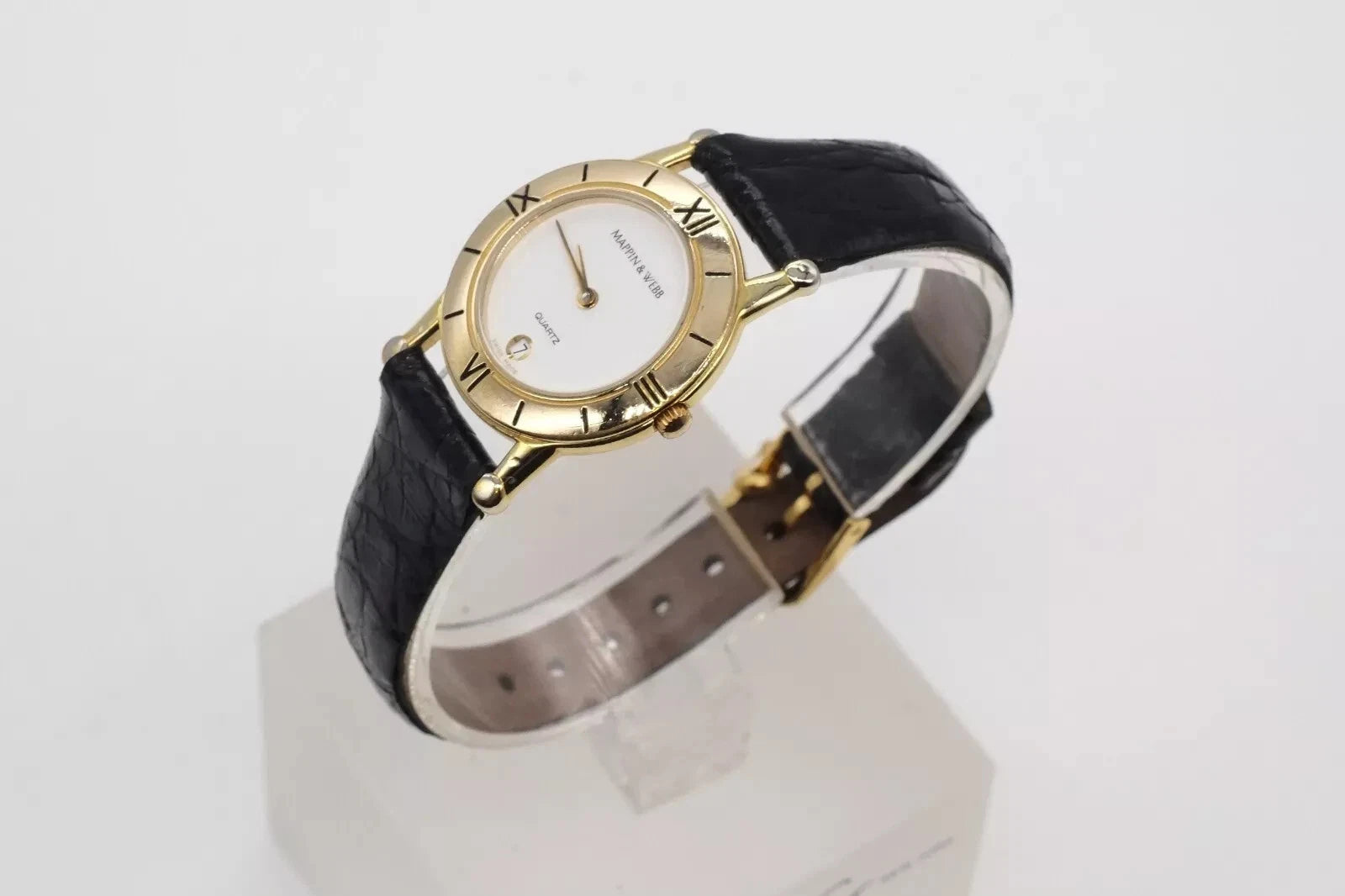 Serviced Mappin & Webb Gold Tone Watch Quartz * Warranty