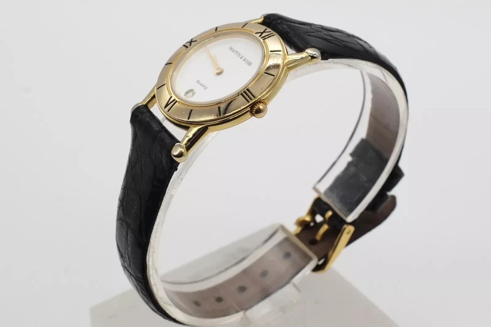 Serviced Mappin & Webb Gold Tone Watch Quartz * Warranty