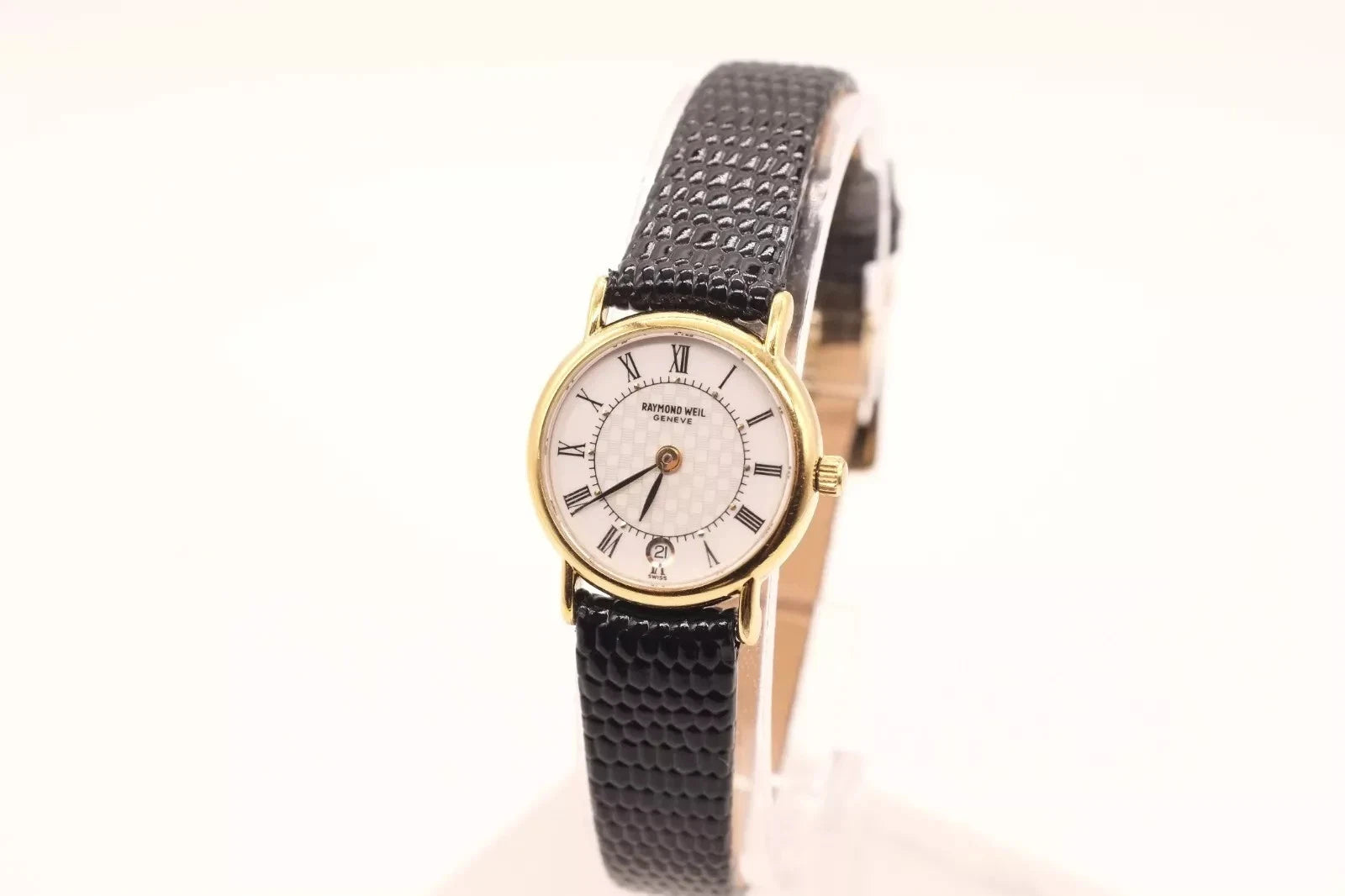 Raymond Weil Gold Tone 18k Gold Plated 9923 Newly Serviced * Warranty
