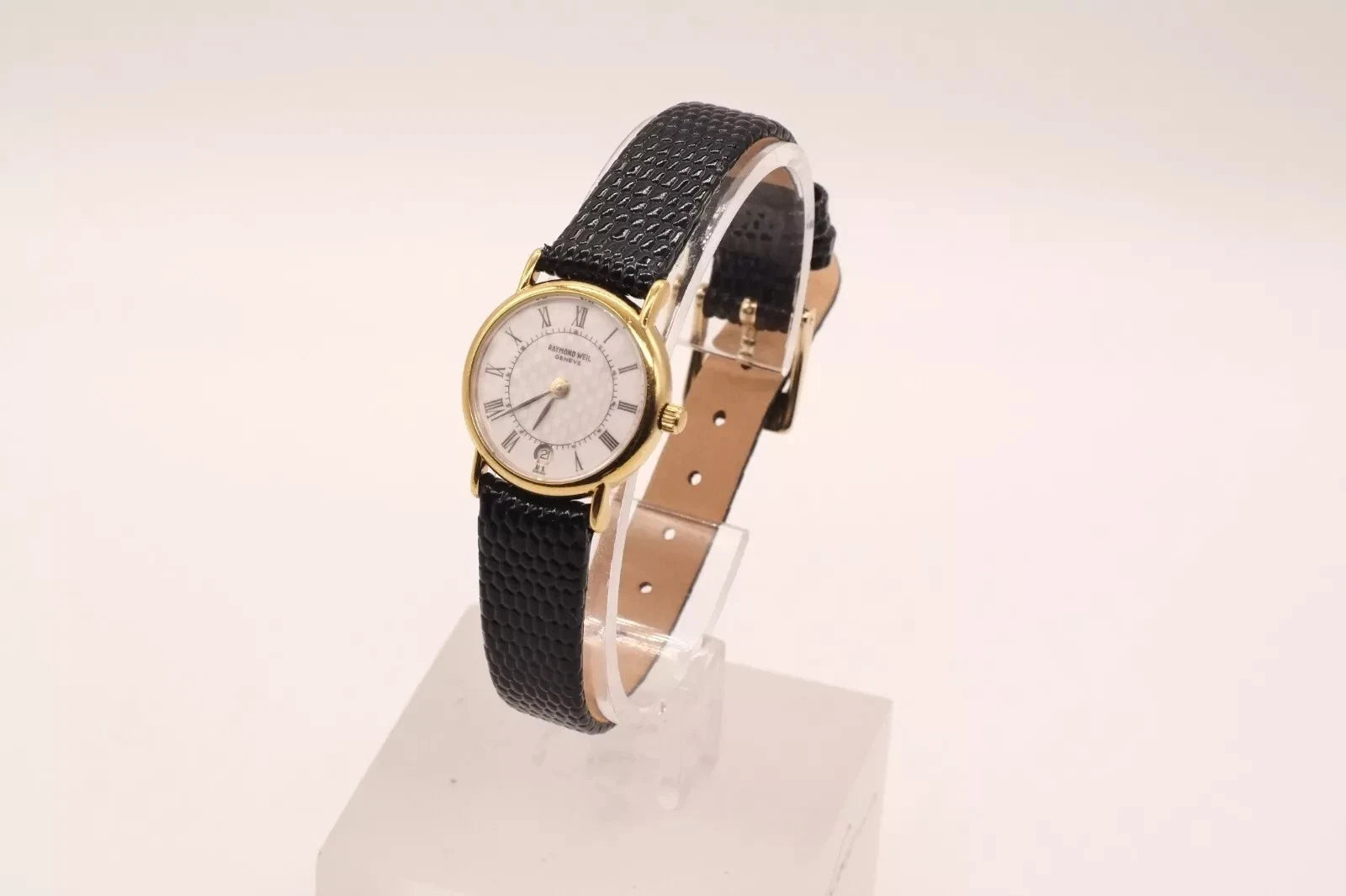 Raymond Weil Gold Tone 18k Gold Plated 9923 Newly Serviced * Warranty