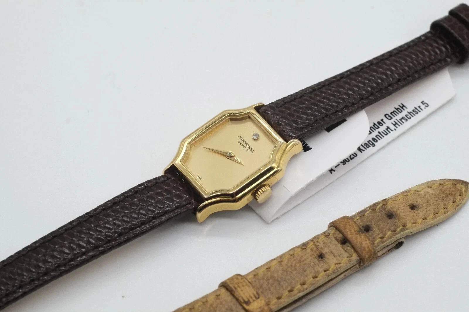 Raymond Weil Gold Tone 18k Gold Plated 737 Newly Serviced * Warranty