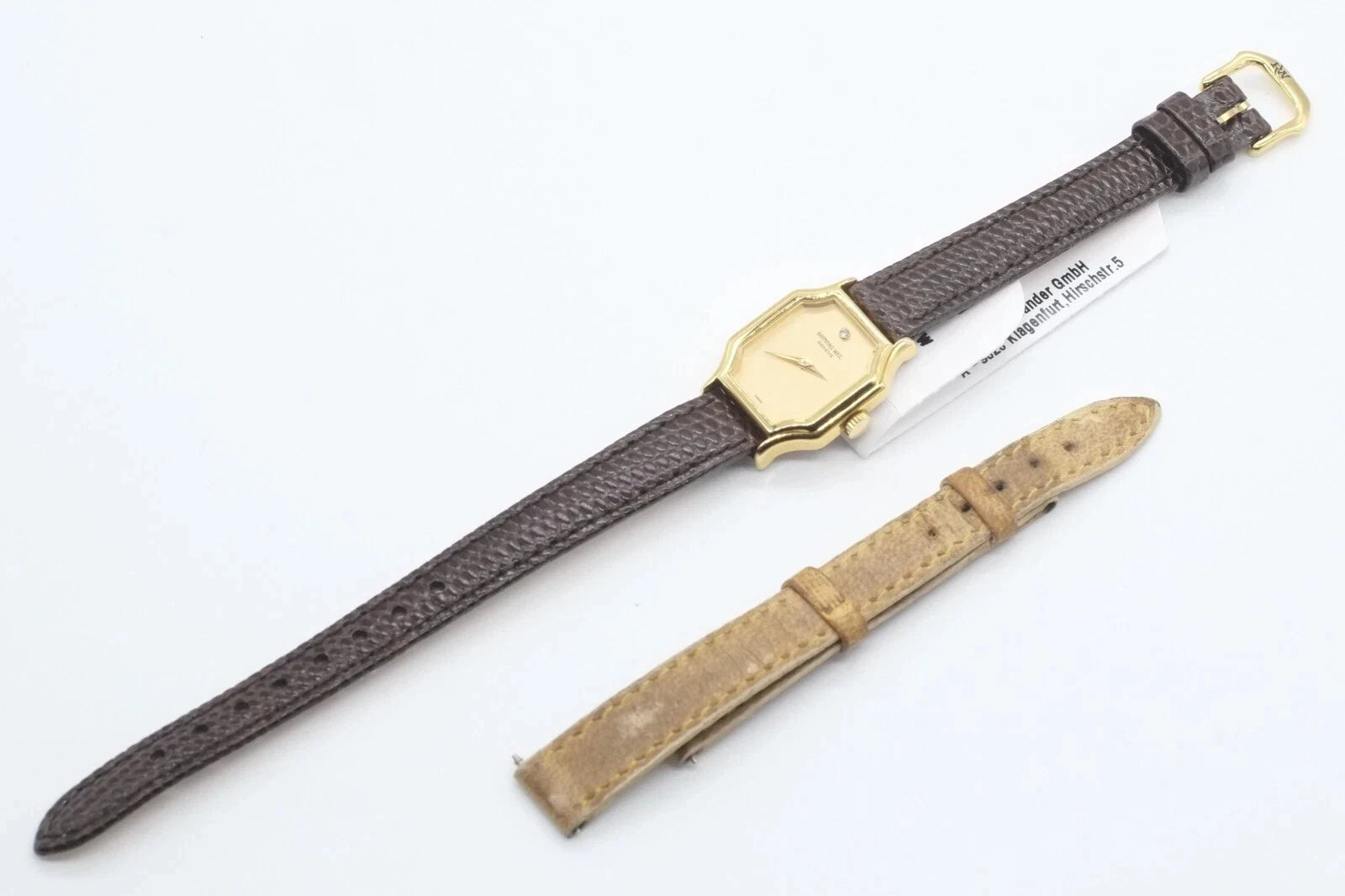 Raymond Weil Gold Tone 18k Gold Plated 737 Newly Serviced * Warranty