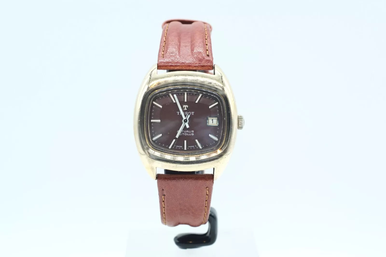 Tissot Actualis Autolup 82800-1 * Hand Wind * Gold Plated *