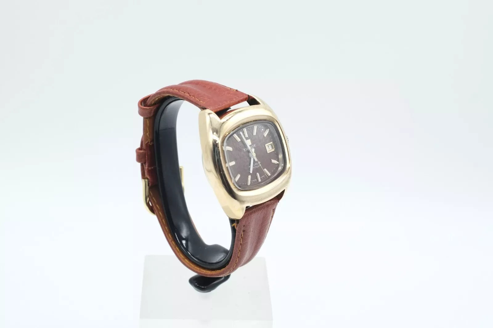Tissot Actualis Autolup 82800-1 * Hand Wind * Gold Plated *