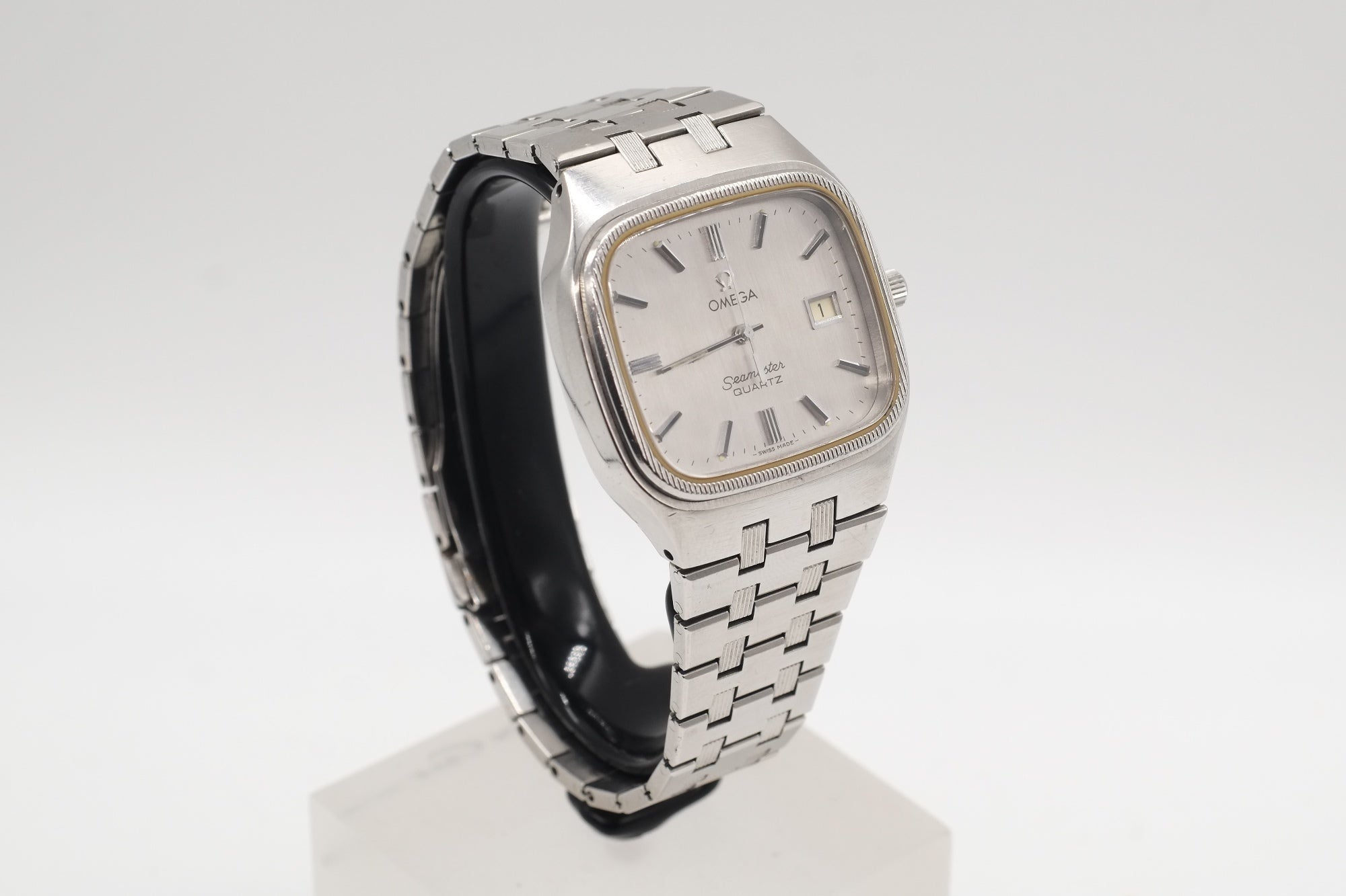 * VGC * 1979 Omega Seamaster Quartz 196.0135 Cal 1342 + Bracelet 1316/298