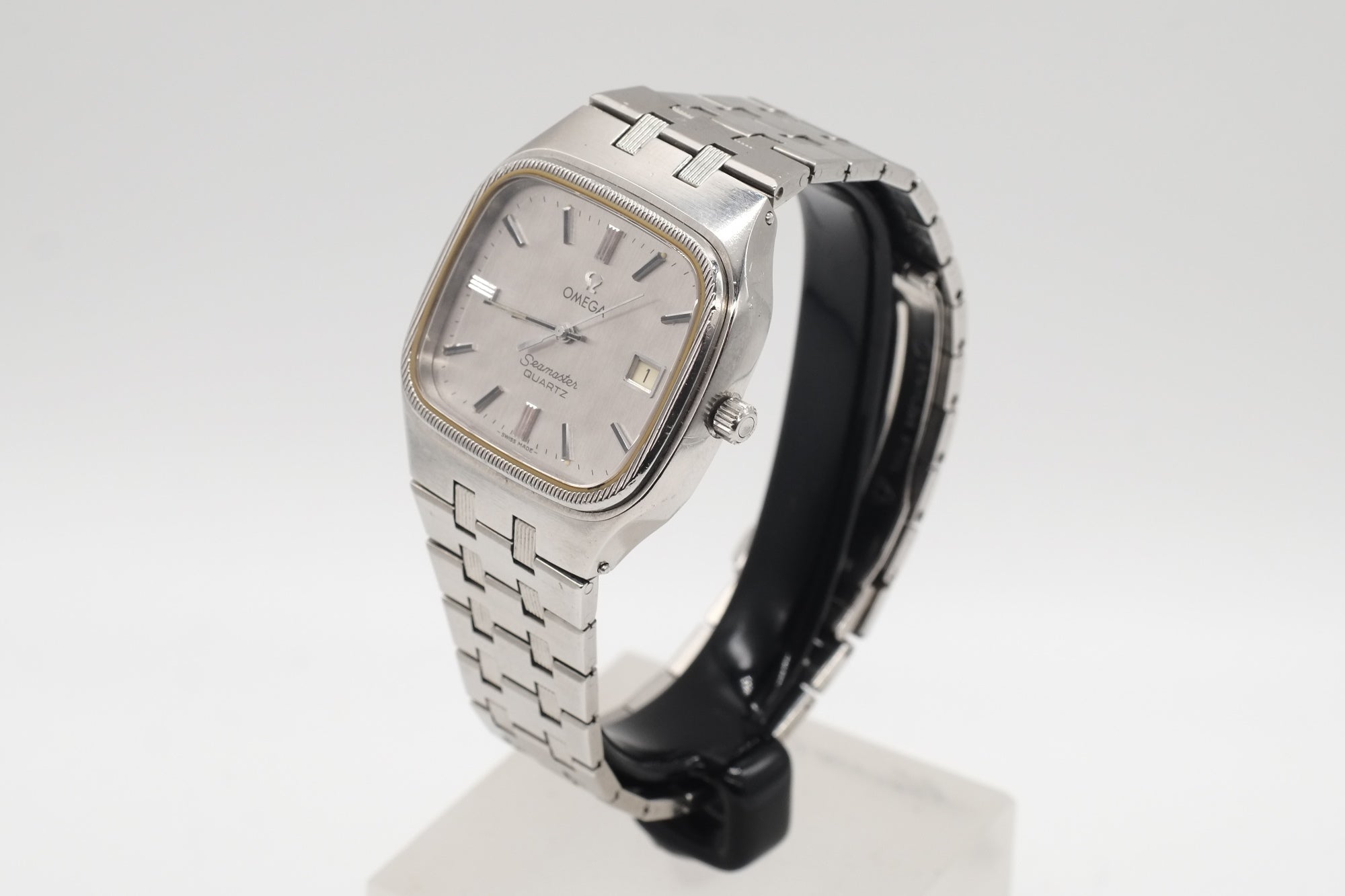 * VGC * 1979 Omega Seamaster Quartz 196.0135 Cal 1342 + Bracelet 1316/298