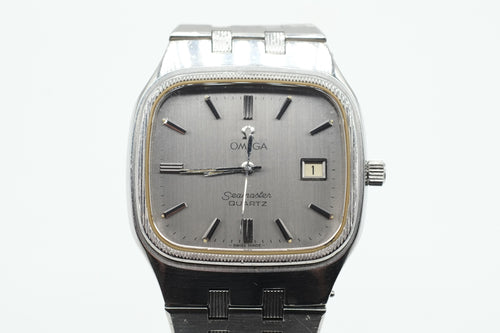* VGC * 1979 Omega Seamaster Quartz 196.0135 Cal 1342 + Bracelet 1316/298