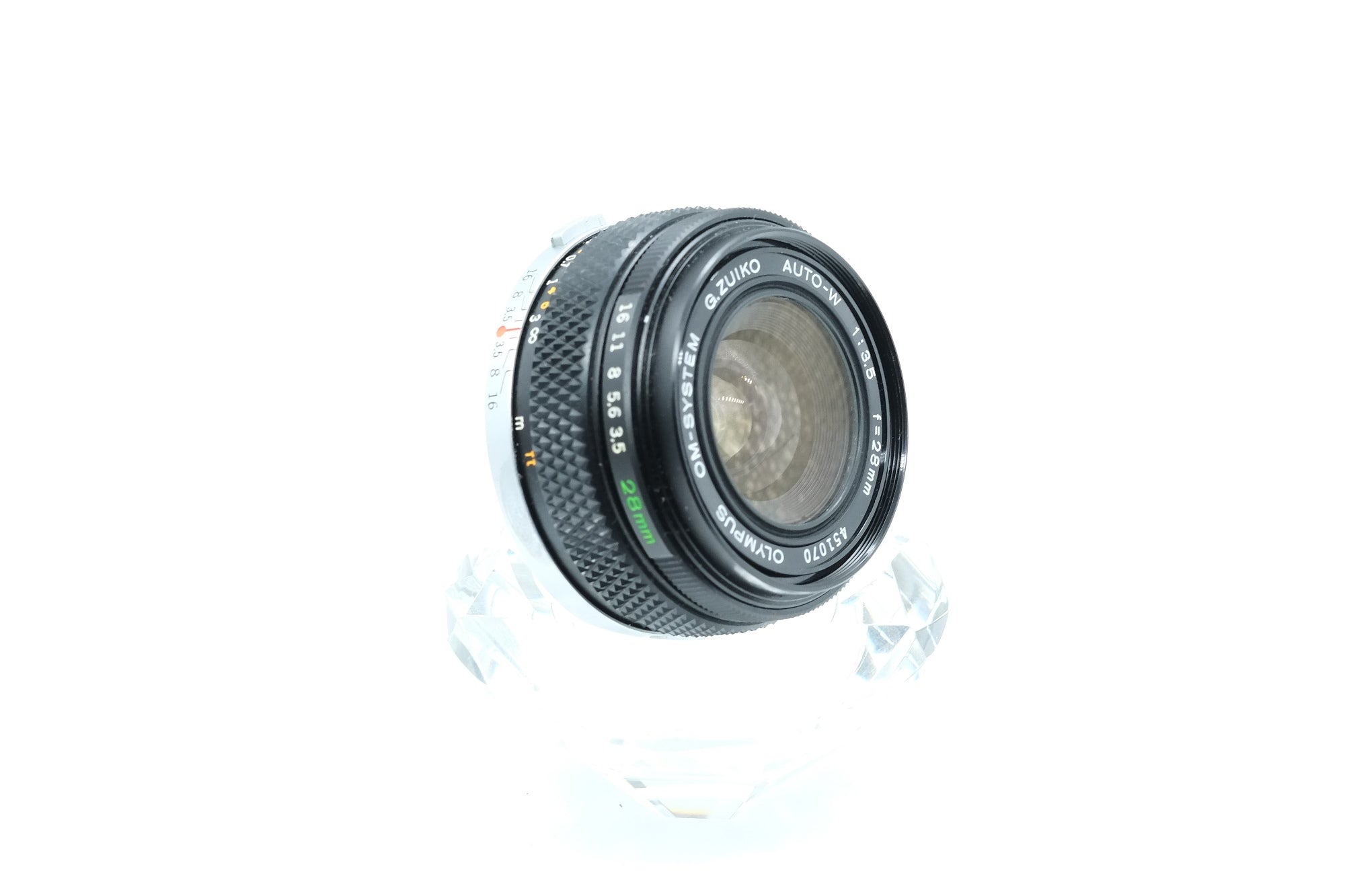 **** MINT *** OM OLYMPUS ZUIKO AUTO-W 28mm 1:3.5 + ACCESSORIES