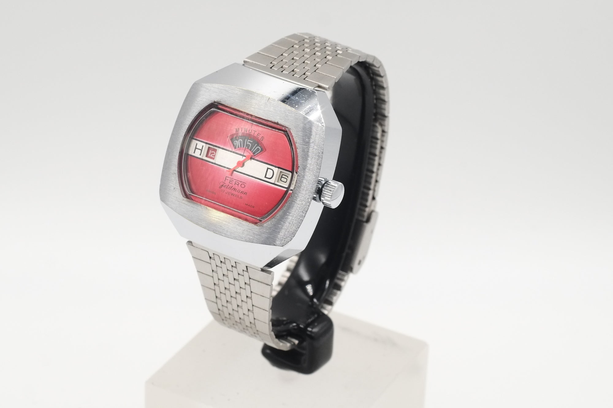 Men's Vintage Fero Feldmann Jump Hour Watch Hand Wind