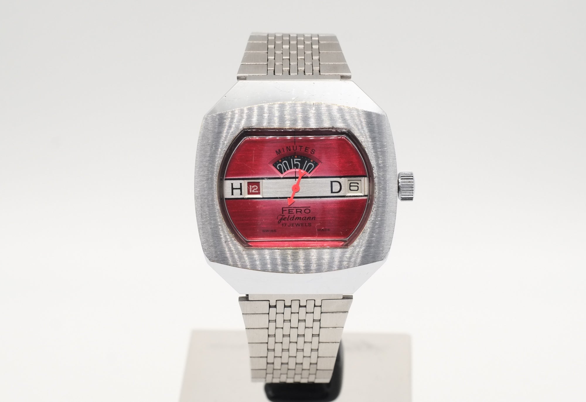 Men's Vintage Fero Feldmann Jump Hour Watch Hand Wind