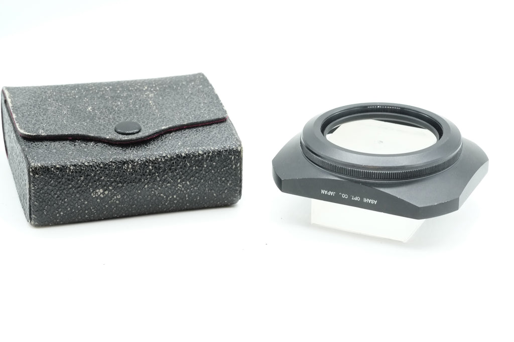 Asahi Pentax Takumar 20mm 4.5 - Metal square lens hood with case