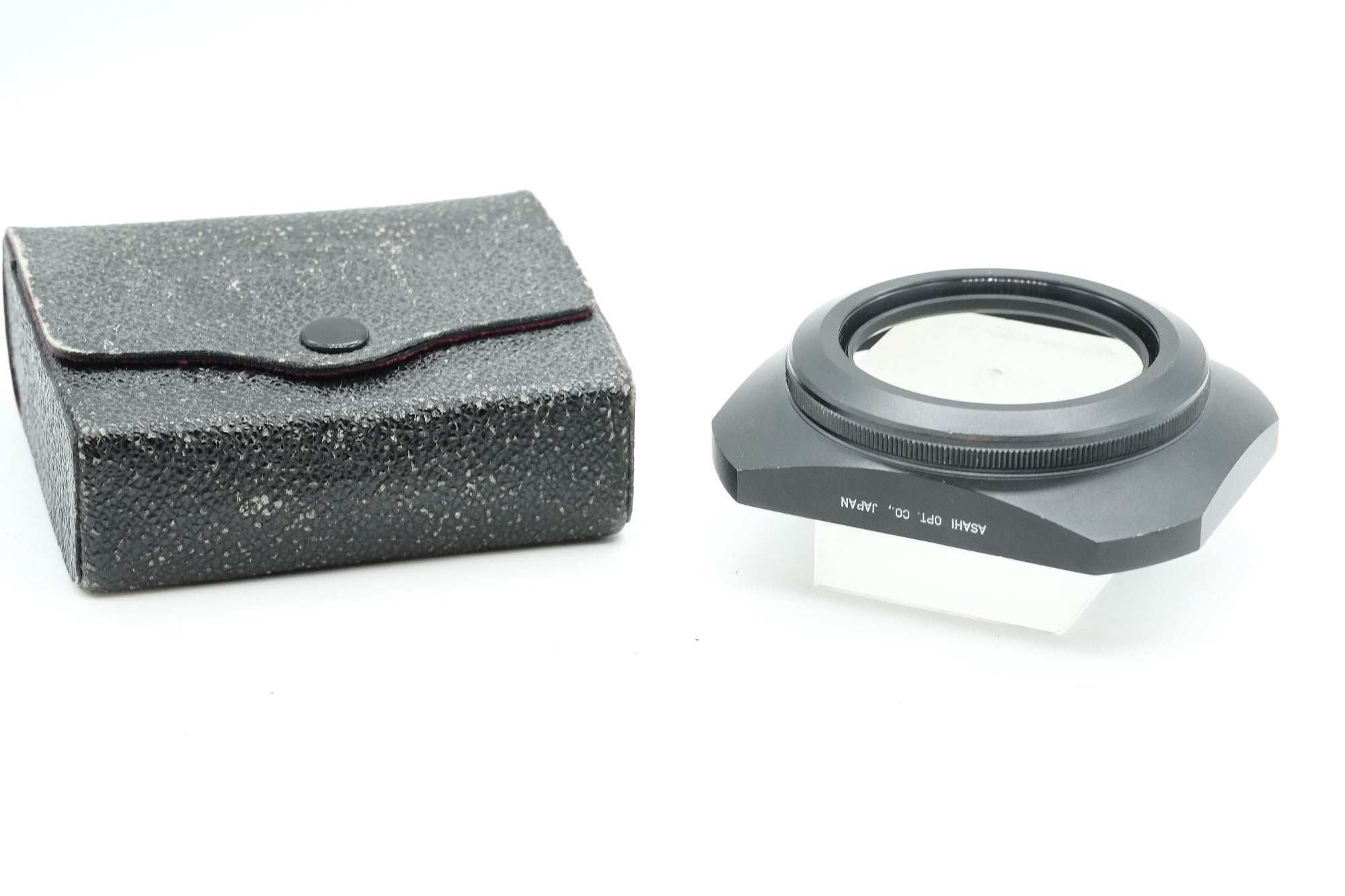 Asahi Pentax Takumar 20mm 4.5 - Metal square lens hood with case