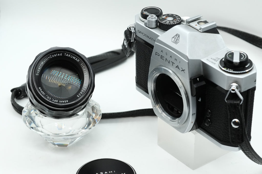 ** VGC **M42 SUPER-MULTI-COATED TAKUMAR 50mm 1.4 + PENTAX SPOTMATIC F