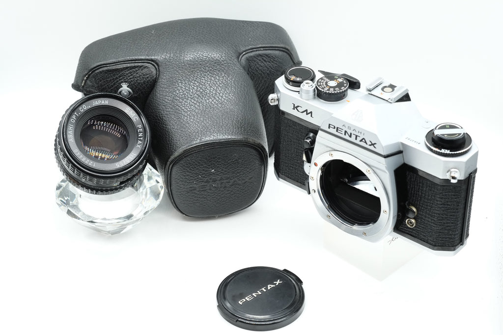 *** VGC *** Pentax KM 35mm SLR film Camera w 1.8/55