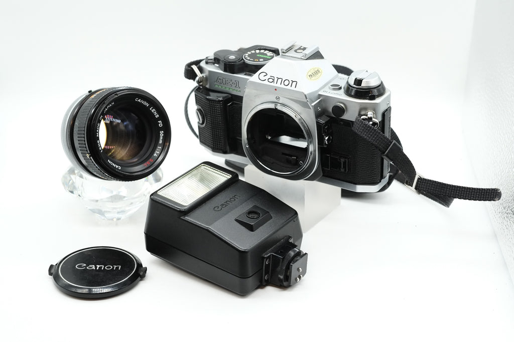 * VGC * Canon AE-1 PROGRAM + FD Canon 50mm 1.4 S.S.C.