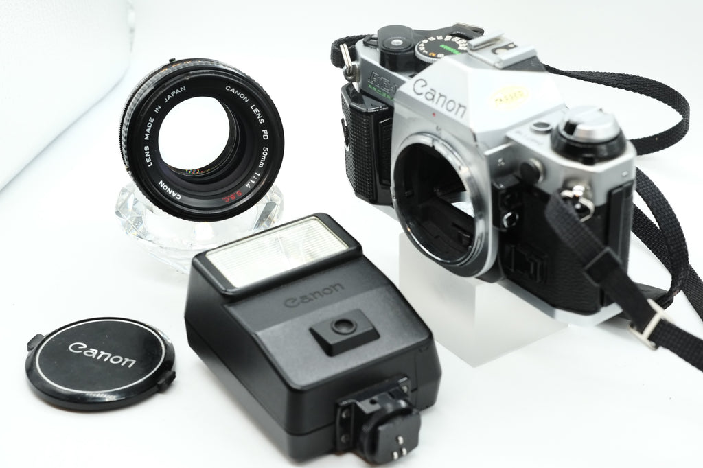 * VGC * Canon AE-1 PROGRAM + FD Canon 50mm 1.4 S.S.C.