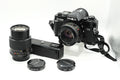 *** NEAR MINT *** MINOLTA X-700 + MINOLTA MD 50mm F/1.7 + MD 135 F/3.5 + WINDER G