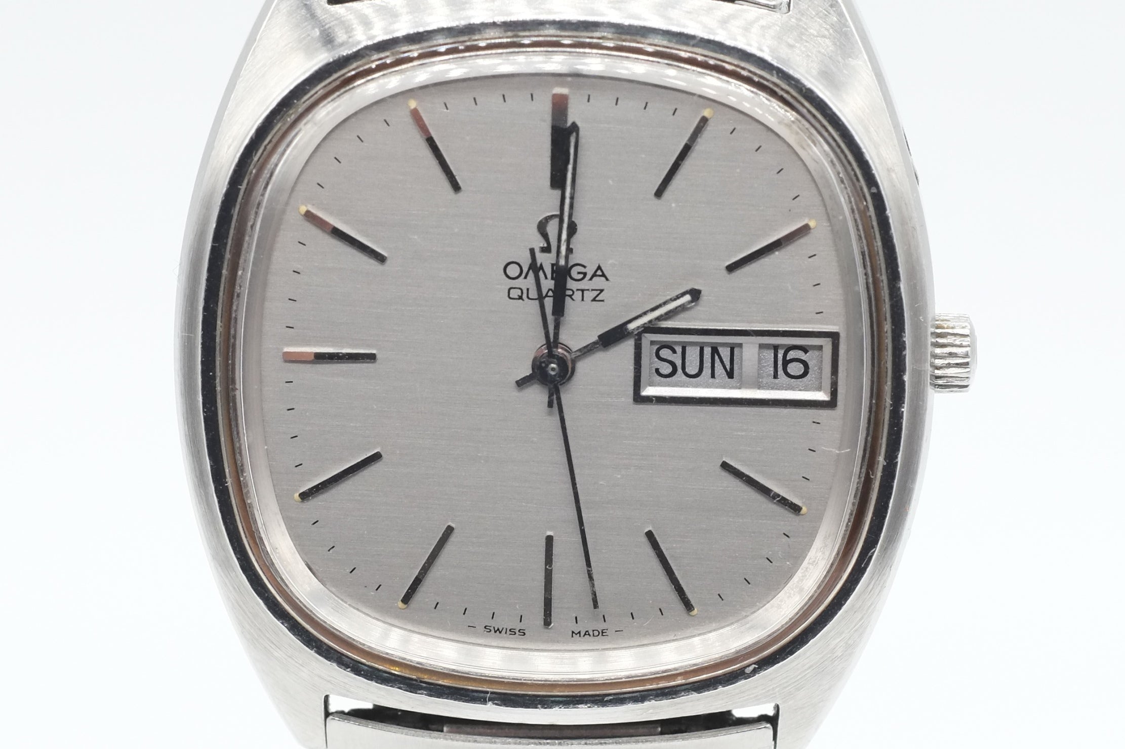 * VGC * 1976 Omega Geneve Quartz ST 196.0066 Cal 1310 + Bracelet 1202