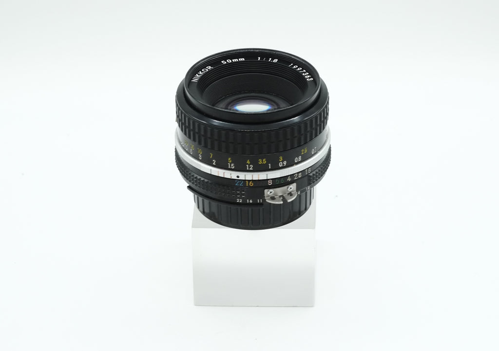 * VGC * Nikon Ai Nikkor 50mm f/1.8 MF Prime Lens w/ Vivitar 3x tele converter