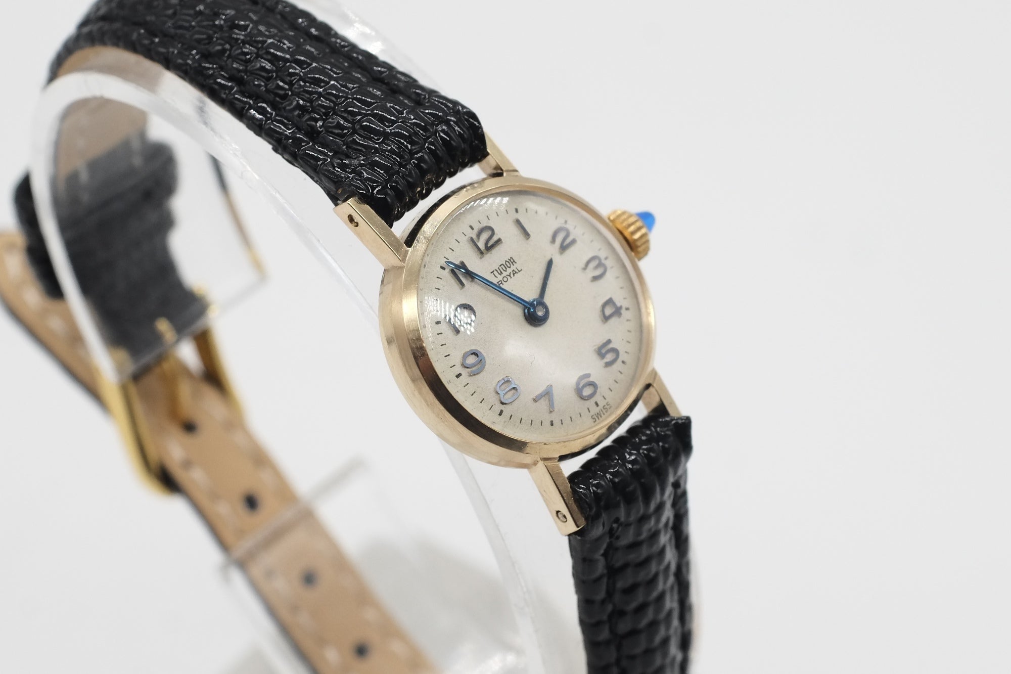 Womens Vintage Tudor Royal 9ct Gold Rolex Case Watch * Hand Wind