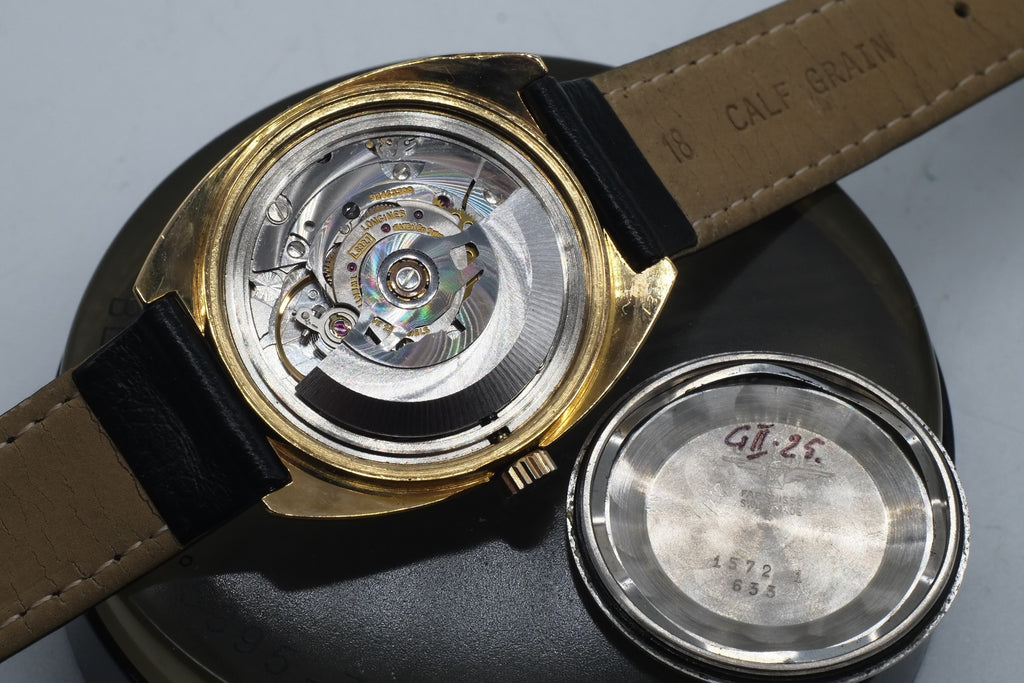 Serviced Vintage Longines Conquest Ref 1572.1 Automatic Cal L633.1 * Gold Plated