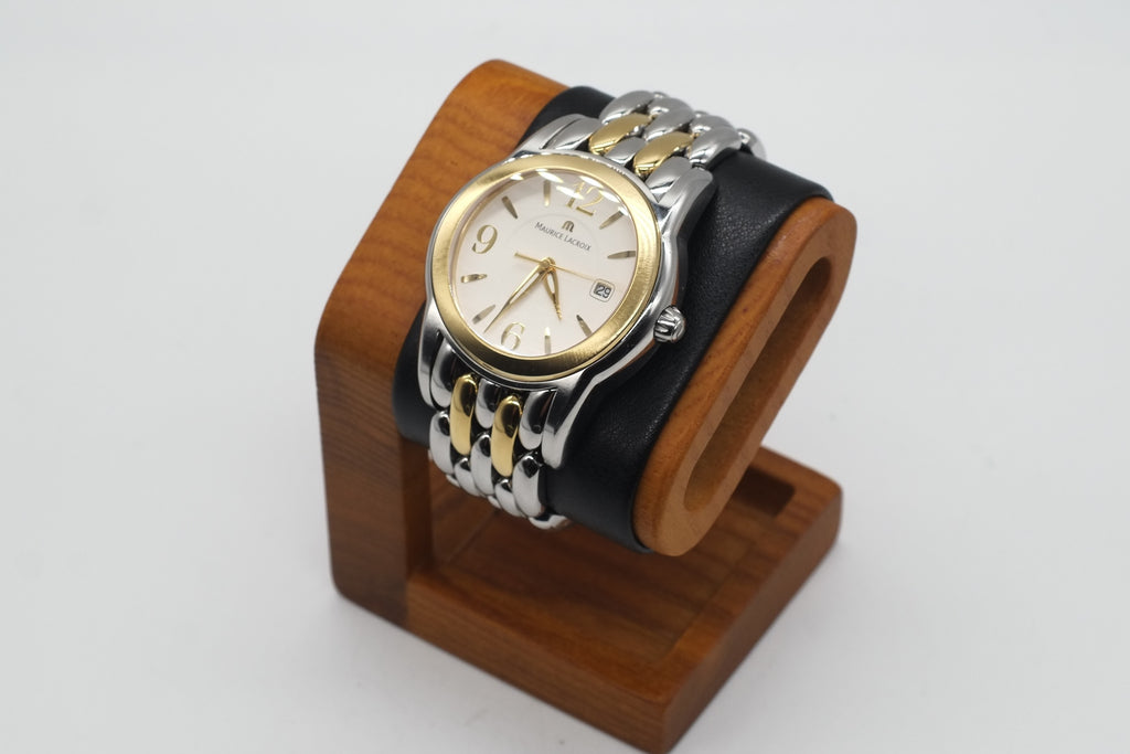 Excellent Gents MAURICE LACROIX SPHERE SH1018 Two Tone WRISTWATCH Quartz