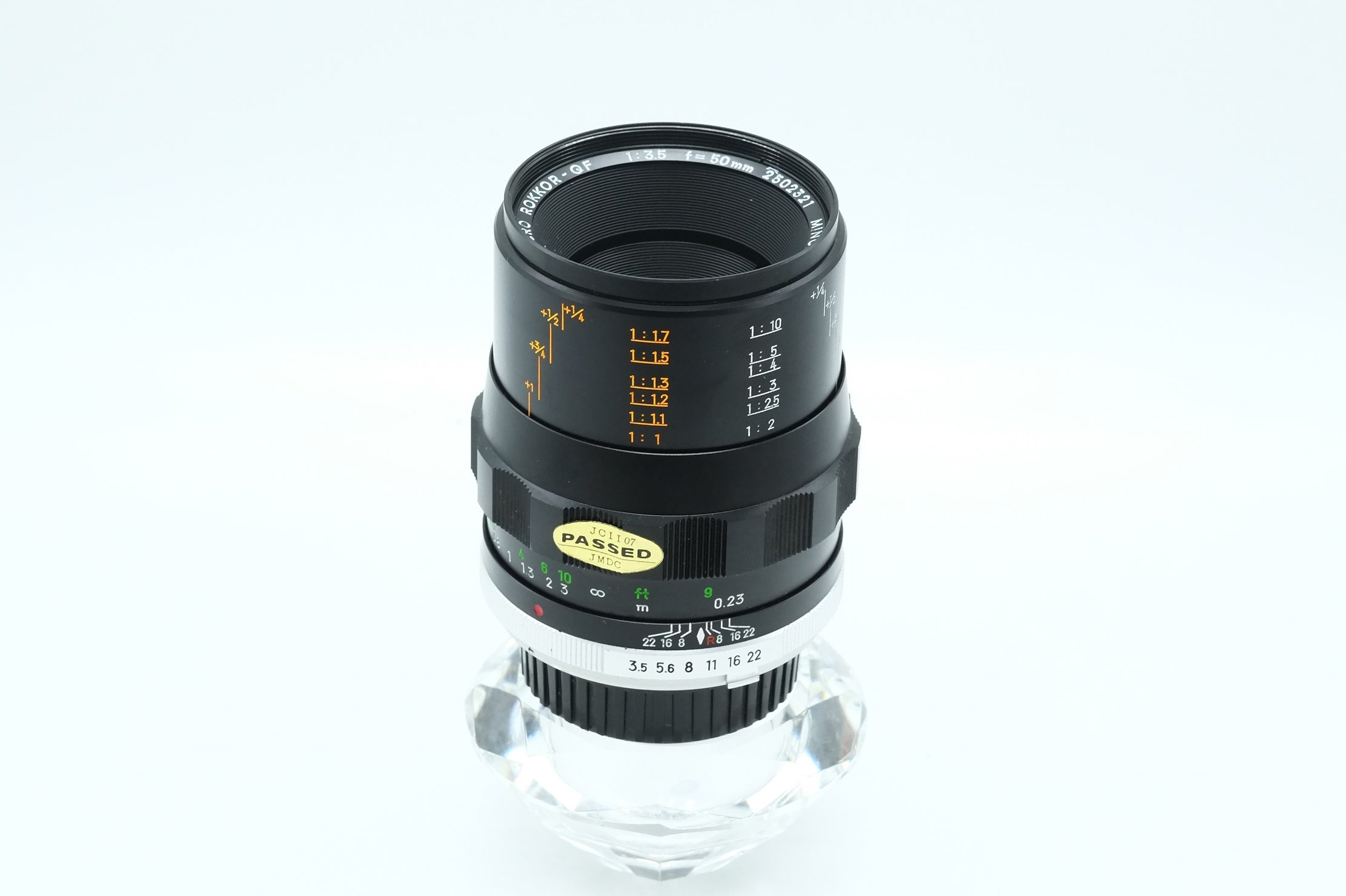 * MINT * Minolta MC MACRO ROKKOR-QF 50mm f/3.5