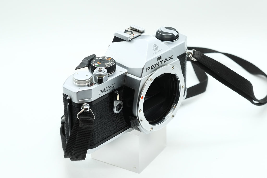 ** EXCELLENT ** PENTAX MX + PENTAX 50mm 1.7 + 28mm 3.5 + 135mm * NEW LIGHT SEALS