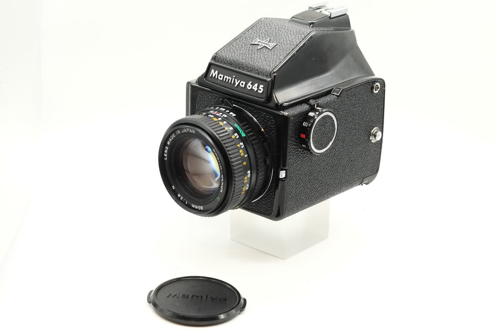 Excellent Mamiya M645J 120 Camera w/ 80mm f/2.8 Lens * New Light Seals