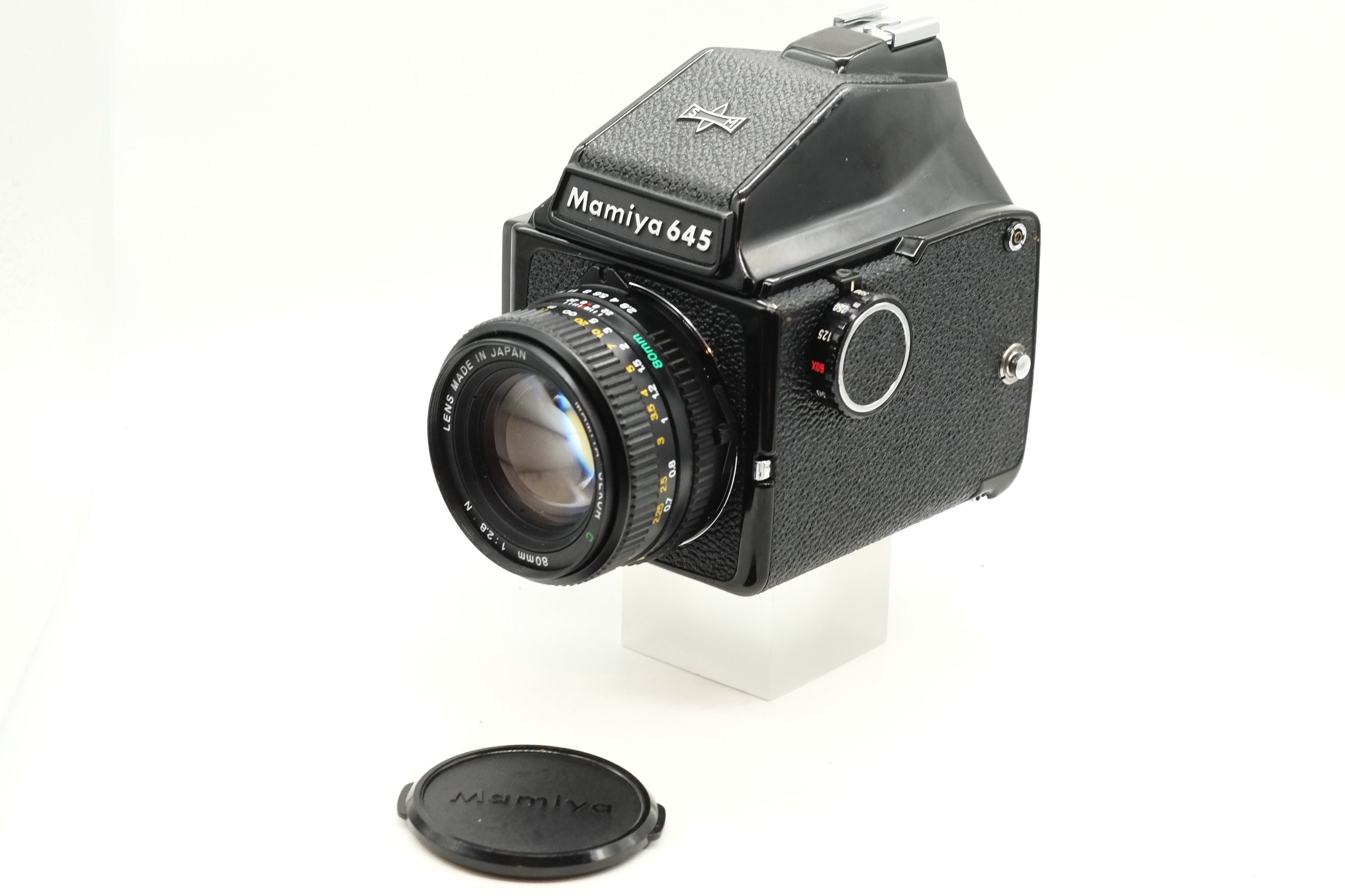 Excellent Mamiya M645J 120 Camera w/ 80mm f/2.8 Lens * New Light Seals