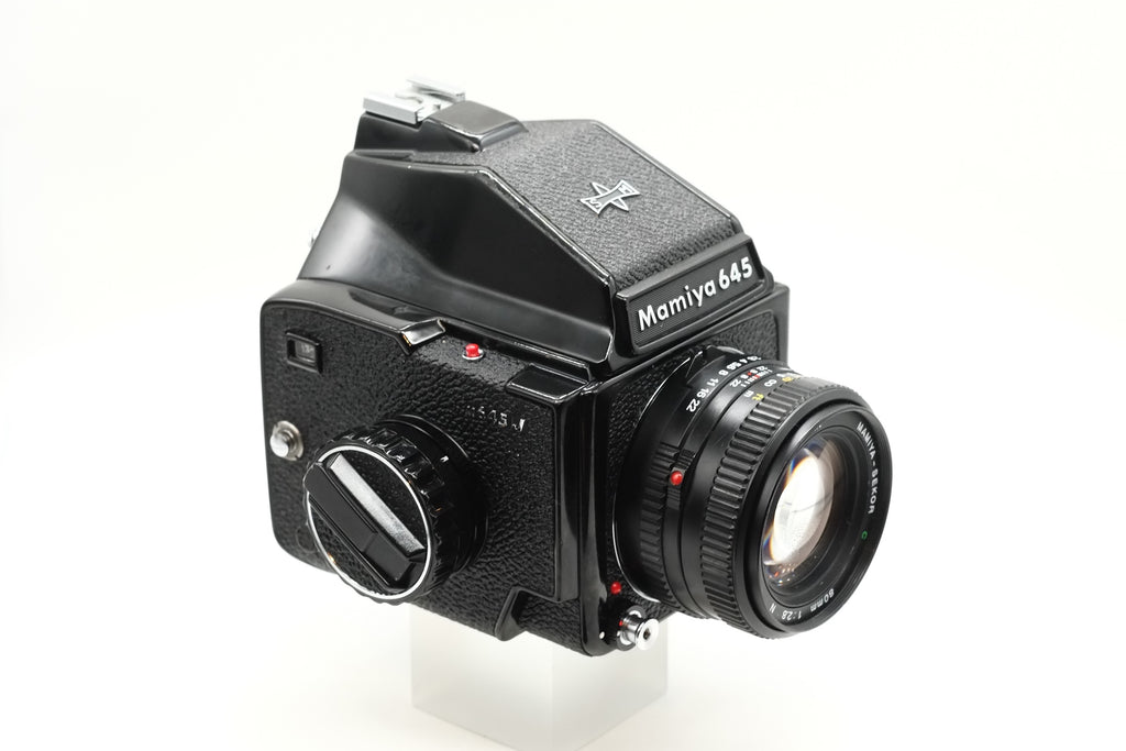 Excellent Mamiya M645J 120 Camera w/ 80mm f/2.8 Lens * New Light Seals