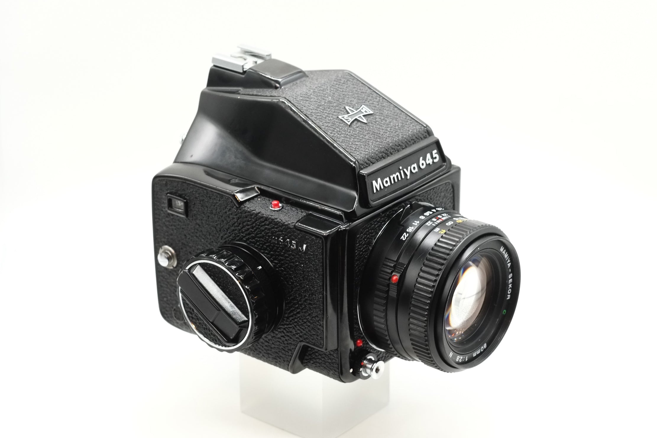 Excellent Mamiya M645J 120 Camera w/ 80mm f/2.8 Lens * New Light Seals