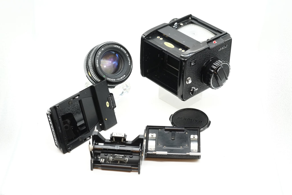 Excellent Mamiya M645J 120 Camera w/ 80mm f/2.8 Lens * New Light Seals