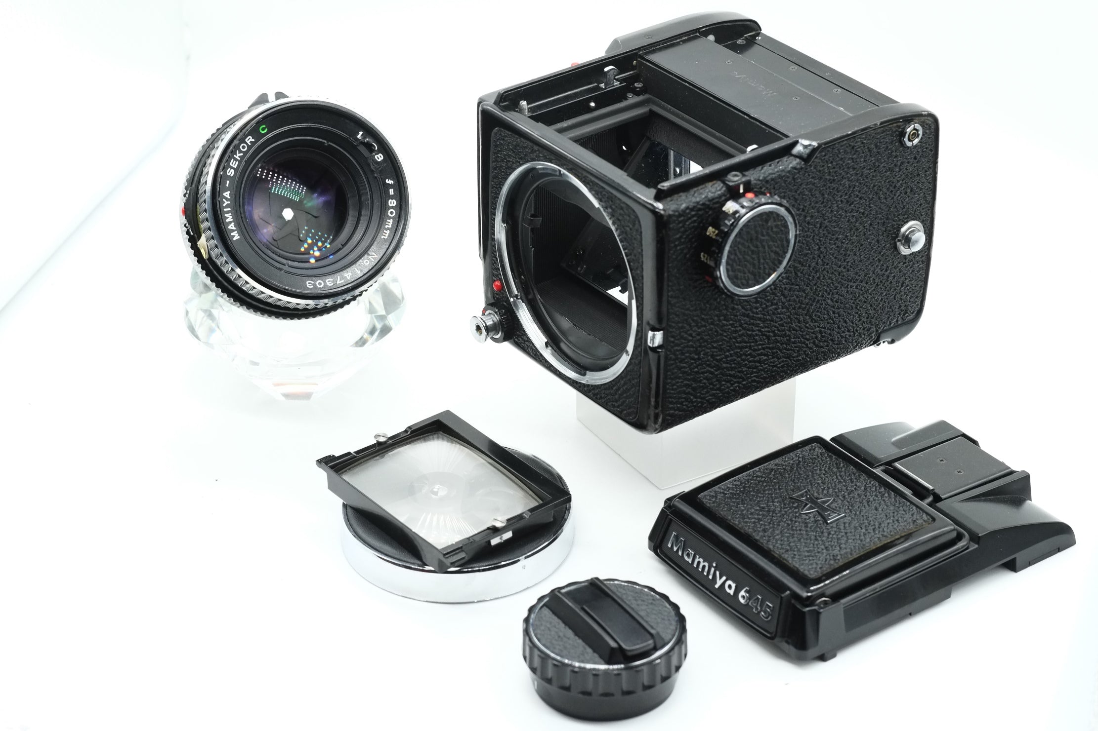 Excellent Mamiya M645J 120 Camera w/ 80mm f/2.8 Lens