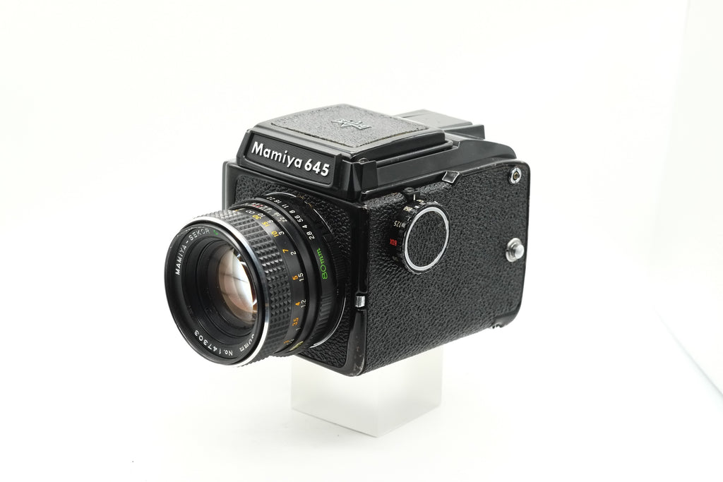 Excellent Mamiya M645J 120 Camera w/ 80mm f/2.8 Lens