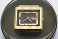 * VGC * SEIKO 6309-5030 Automatic 17J Day Date 36mm Gold Plated Square Watch