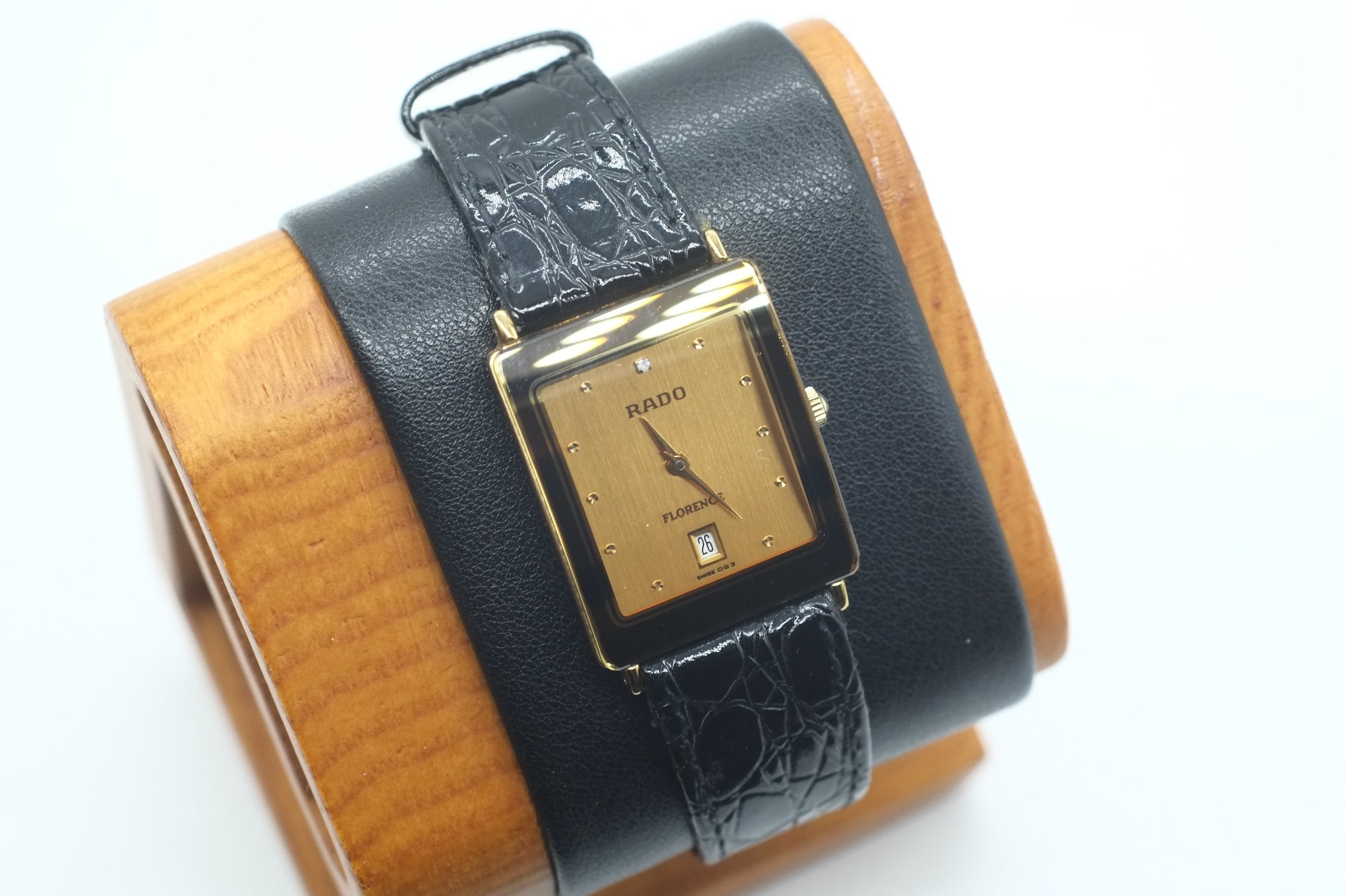 Rado Florence 160.3605.2N Diamond Gold Dial Quartz Ladies Watch
