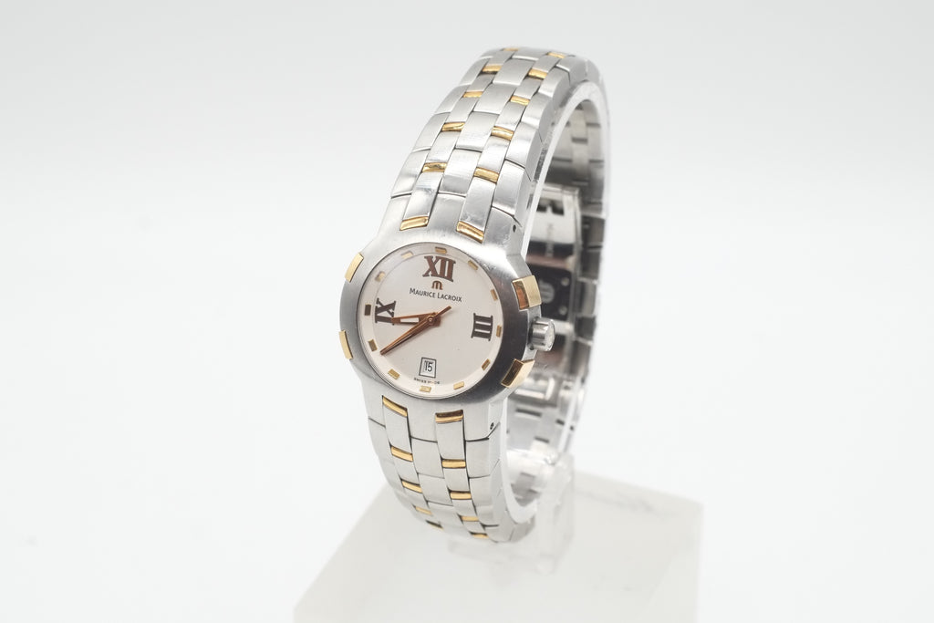 Ladies MAURICE LACROIX Milestone 79861 Steel / Gold 18k WRISTWATCH Quartz