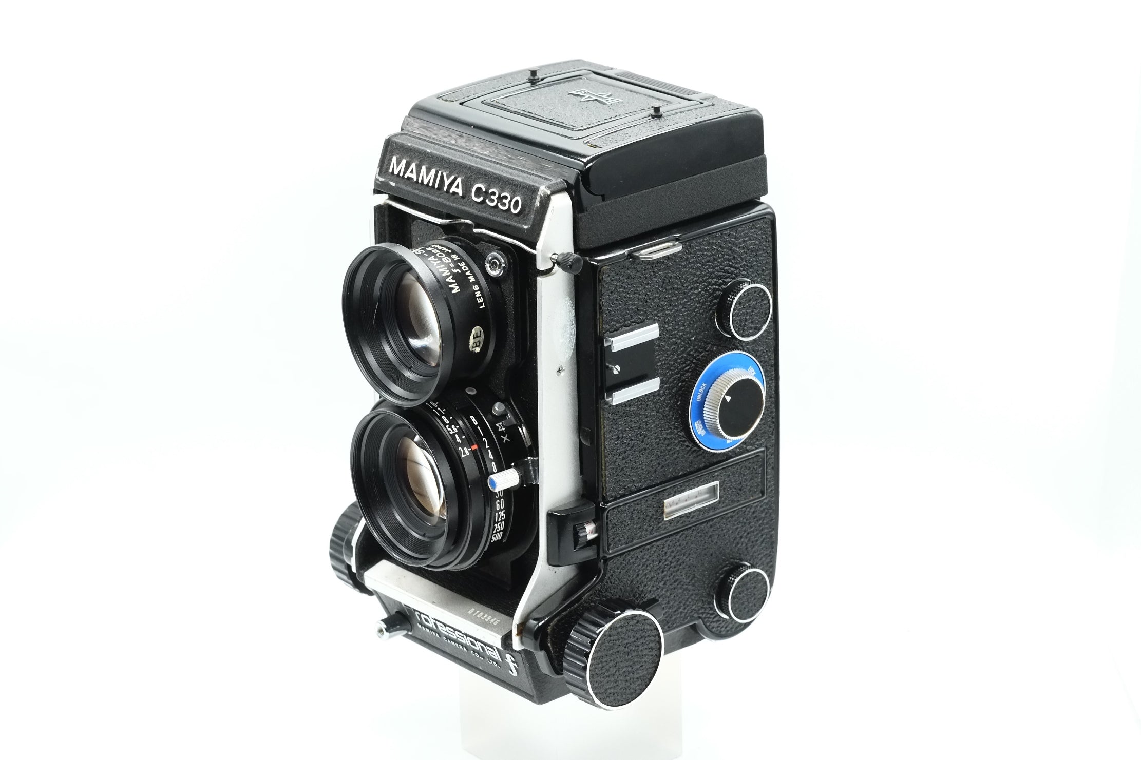Mamiya C330 Pro F & Mamiya Sekor S 80mm F/2.8 * New Light Seals