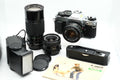 * VGC * Canon AE-1 PROGRAM + FD Canon 50mm F/1.8  28mm F/2.8 70-150 F/4.5 WINDER