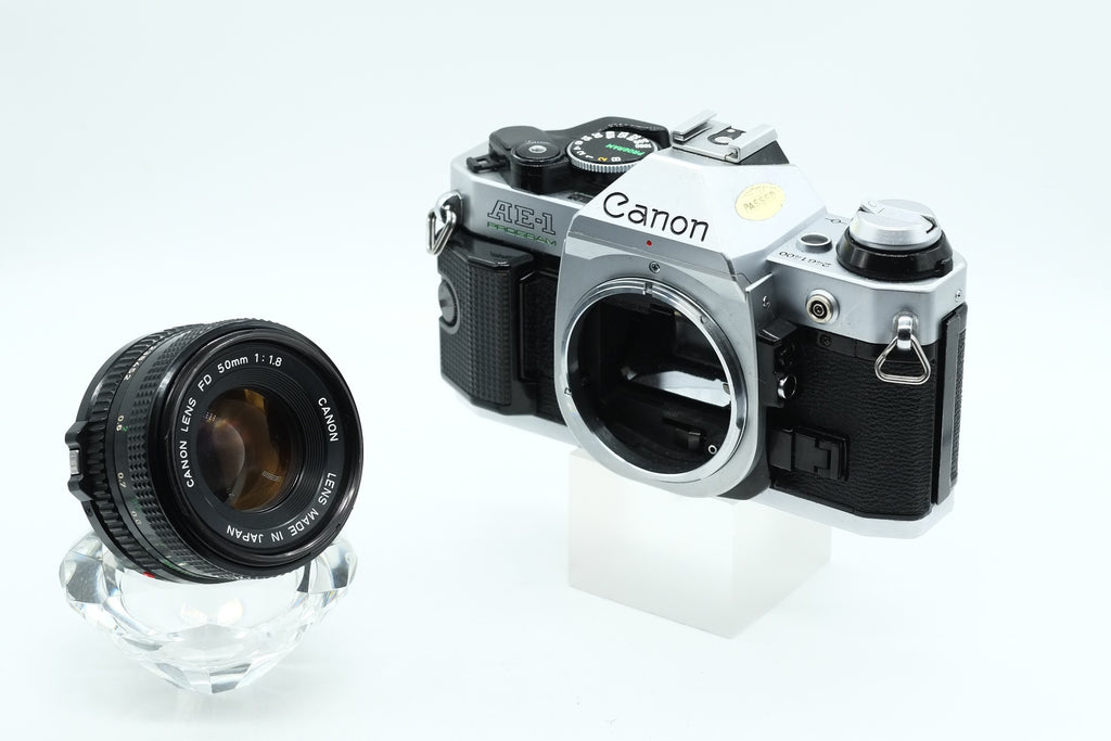 * VGC * Canon AE-1 PROGRAM + FD Canon 50mm F/1.8  28mm F/2.8 70-150 F/4.5 WINDER