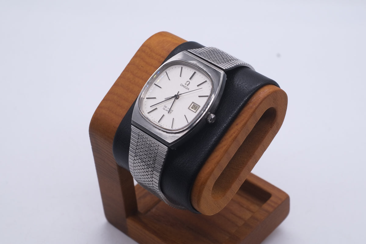 * VGC * 1977 Omega DeVille Quartz 192.0035 Cal 1342 + Bracelet ST.1285