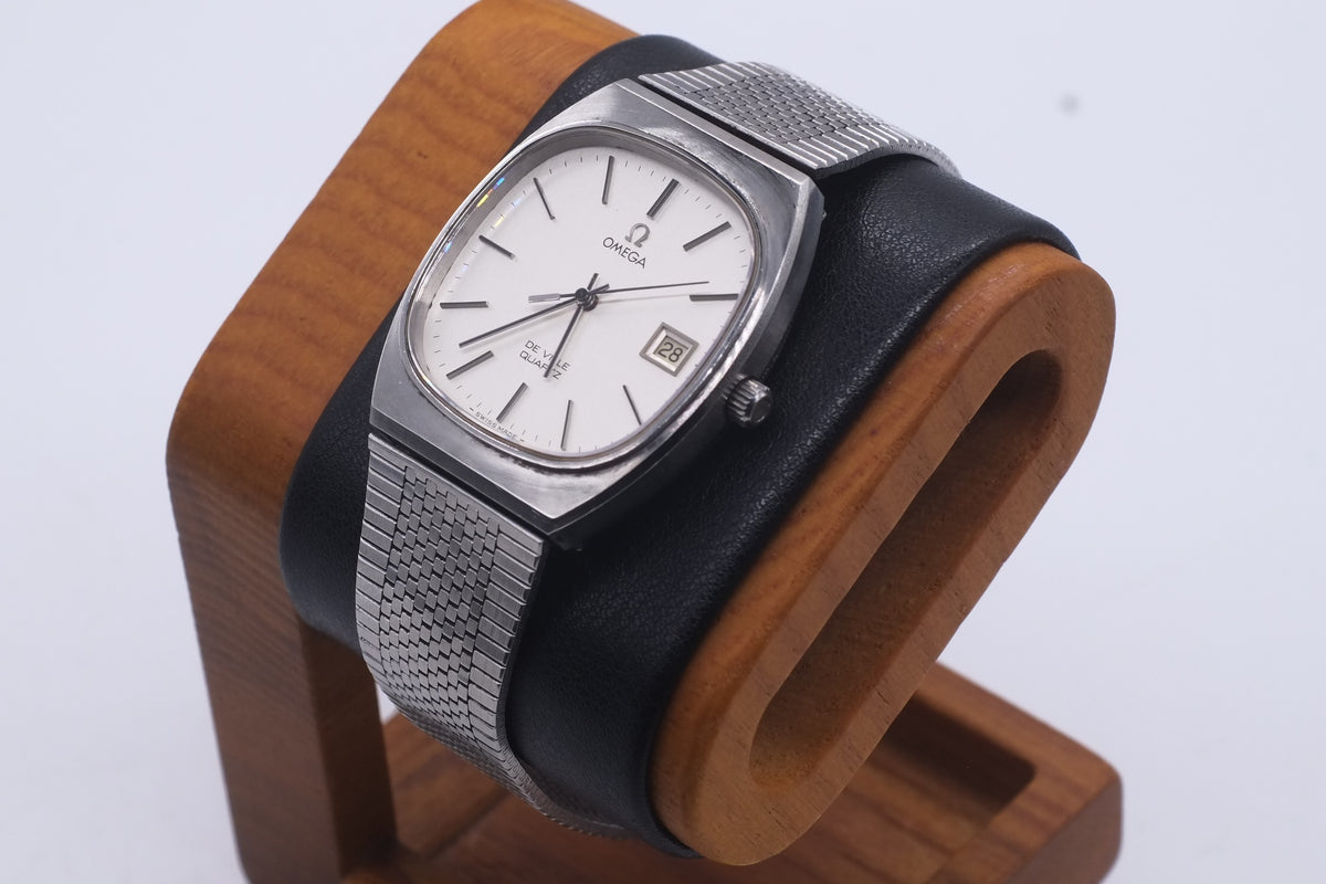 * VGC * 1977 Omega DeVille Quartz 192.0035 Cal 1342 + Bracelet ST.1285