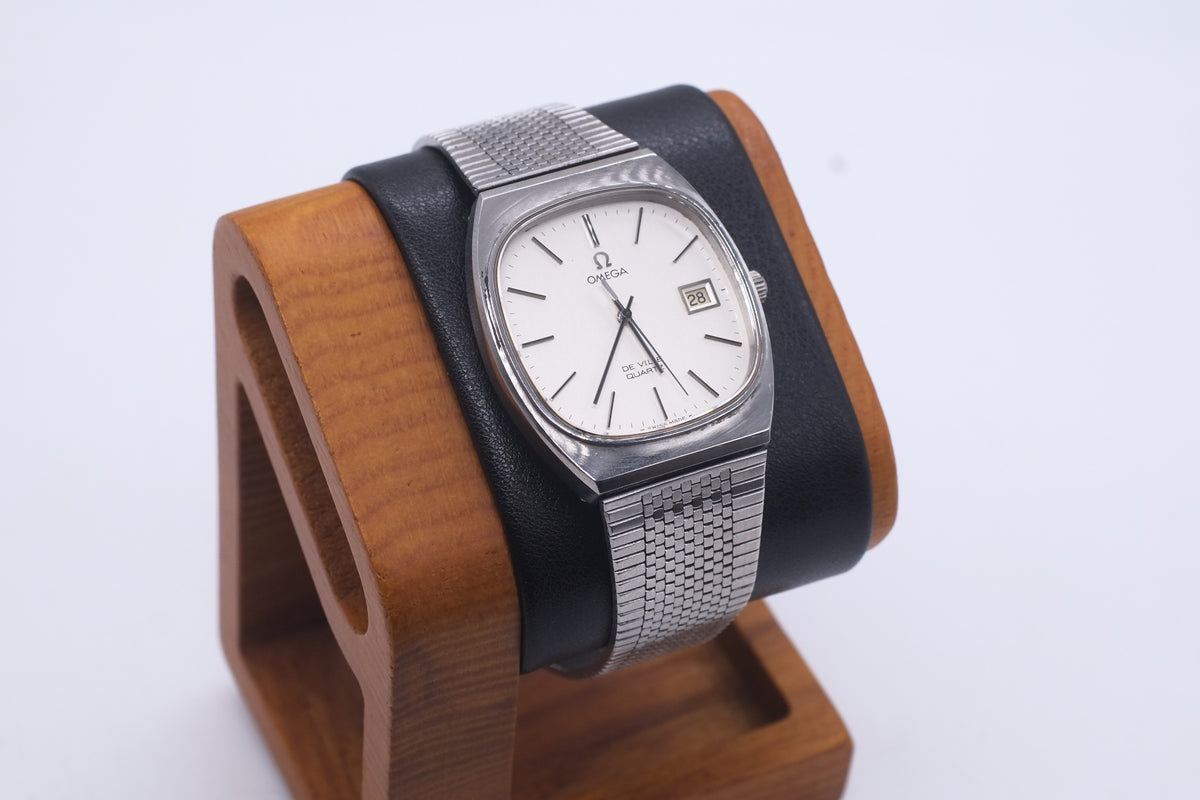 * VGC * 1977 Omega DeVille Quartz 192.0035 Cal 1342 + Bracelet ST.1285