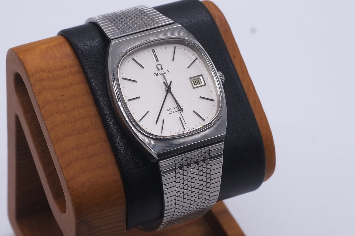 * VGC * 1977 Omega DeVille Quartz 192.0035 Cal 1342 + Bracelet ST.1285