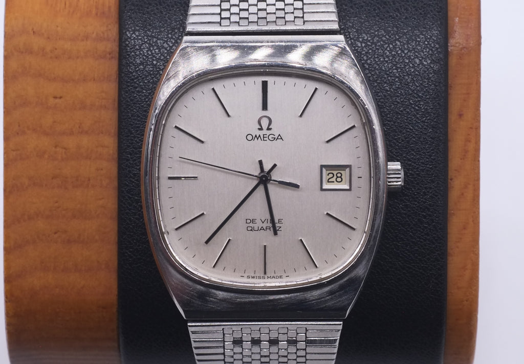 * VGC * 1977 Omega DeVille Quartz 192.0035 Cal 1342 + Bracelet ST.1285