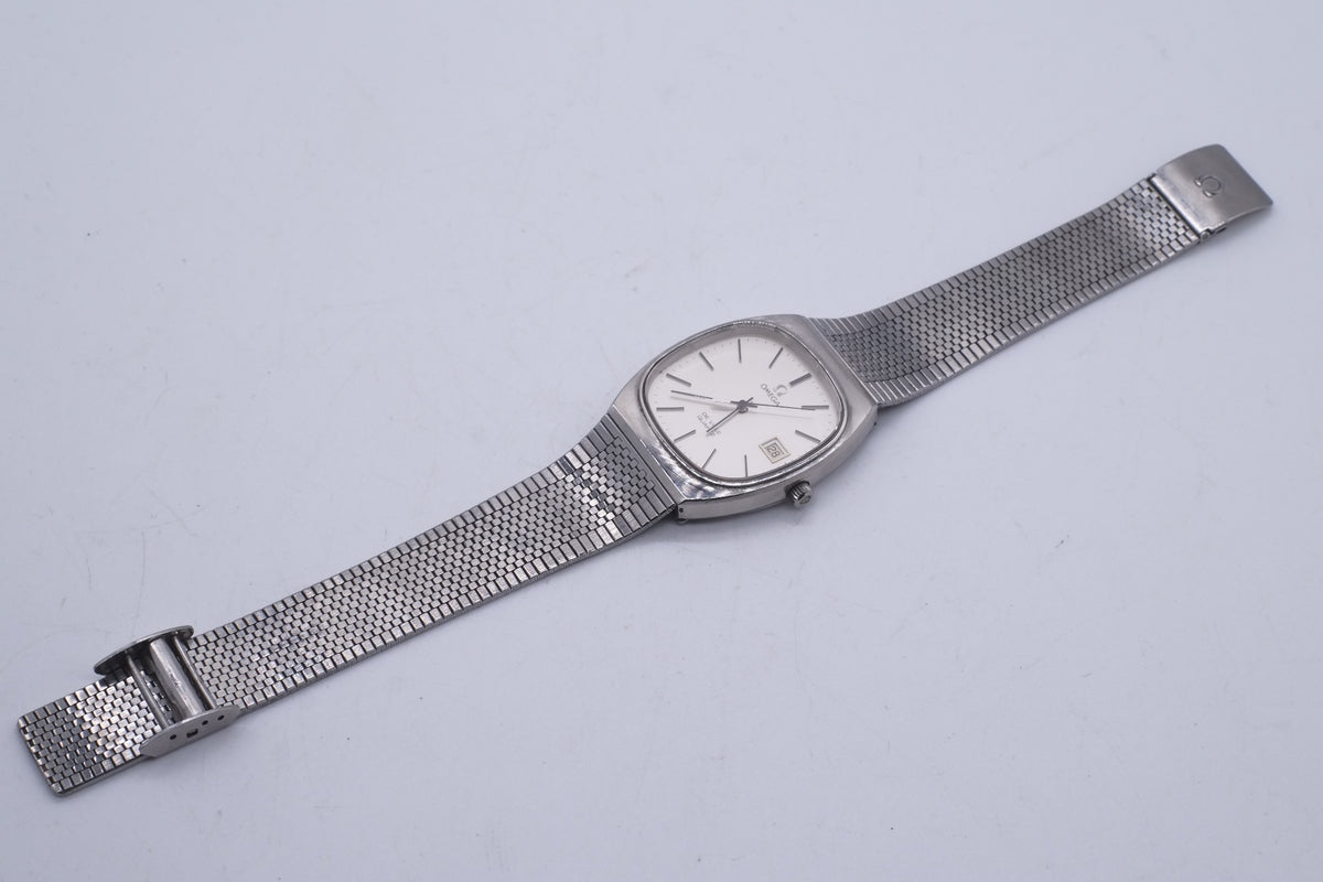 * VGC * 1977 Omega DeVille Quartz 192.0035 Cal 1342 + Bracelet ST.1285