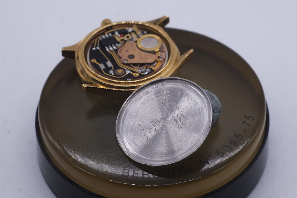 * VGC * 1979 Omega DeVille Quartz 192.0033 Cal 1342 * Gold  Plated